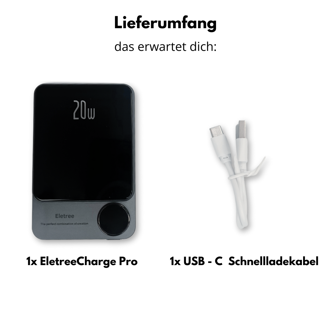 EletreeCharge Pro - Magnetische Powerbank